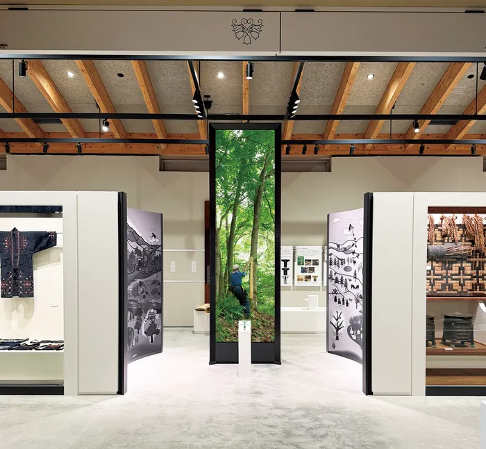 アイヌ文化交流センターの展示室